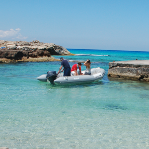 Zodiac en cala